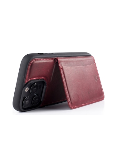 Back Wallet Apple Uyumlu iPhone 14 Magenta