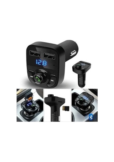 Araç Usb Mp3 Sd Kart Çakmaklık Girişli Oto Müzik Çalar Kiti Kablosuz Çakmak Girişi Carx8