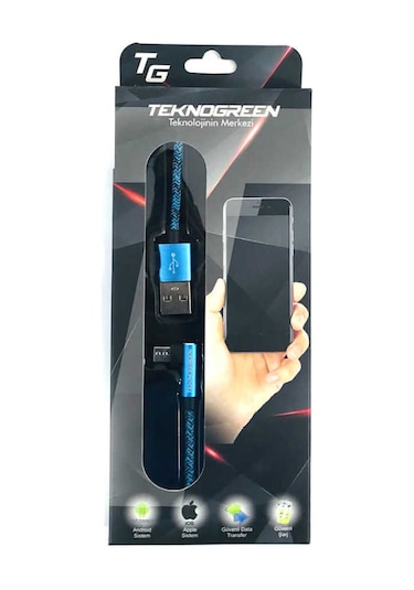 Teknogreen Tku-C303 1M USB To L Micro USB Kablo