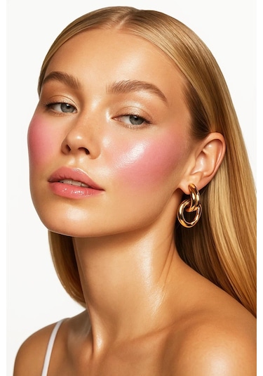 Alix Avien Yoğun Pigmentli E Vitaminli Mat Bitişli Kremsi Likit Allık - Liquid Blusher 02 Elegant Pink