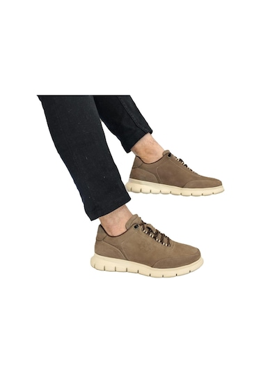 Voyager 1160 Toupe Vizon Hakiki Deri Erkek Ayakkabı Vizon