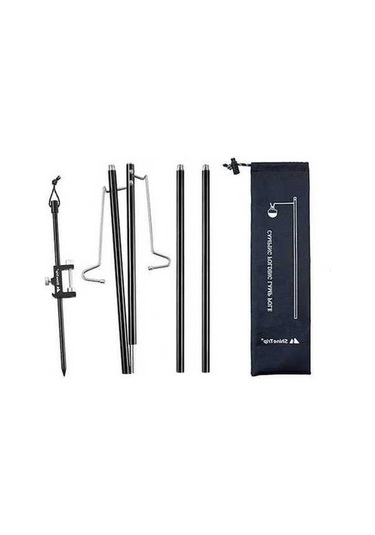 Ulzyvf Createtech Tutucu Tutucu Tutucu Trip Standı Standı Siyah Shine Sabitleme Raf Lambası Lamba Kamp Kamp Işık Fener Braketi Braketi Asma Asma Oa Siyah Siyah