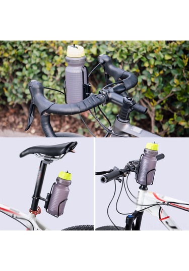 Yaleker Bisiklet Tek Su Kuşağı Dönüştürücü Gy-415 - Alüminyum, 360 Dönebilen, Ön/koltuk Borusu Uyumlu, Bisiklet Aksesuarı