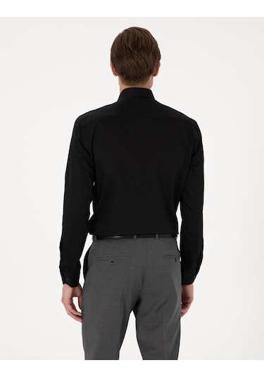 Pierre Cardin Erkek Siyah Gömlek Basic 50305127-vr046 Siyah