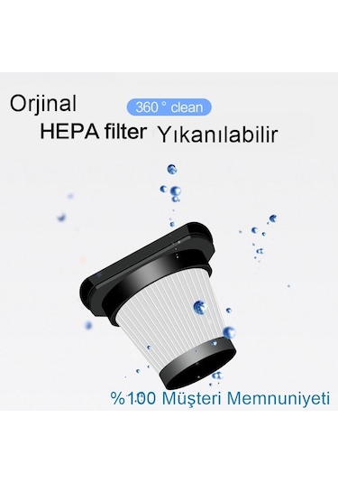 Reidan Çakmaklık Girişli Islak - Kuru Toz Temizleyici Oto Araç Süpürgesi