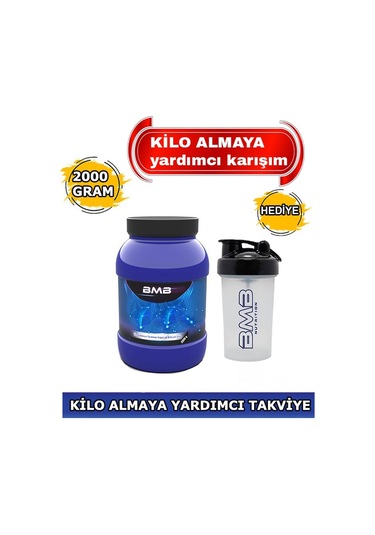 BMB Kilo-Almaya Yardımcı Gıda Takviyesi  2 KG 2000 Gr + Shaker Bardak