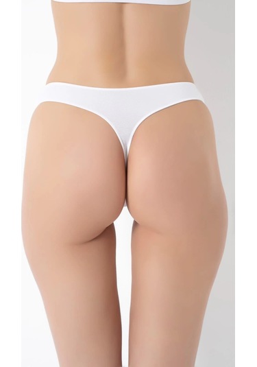 Modadua G-box 936 Bayan Bambu 3'lü String Beyaz