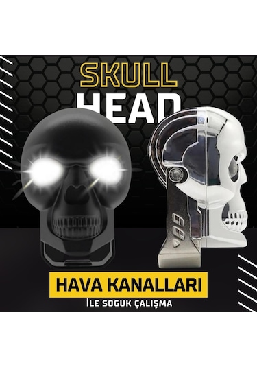 Skull Head Özel Tasarım Off Road Sis Lambası 1 Adet