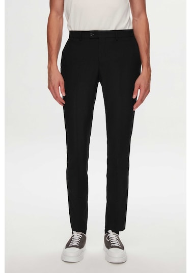 Twn Siyah Gabardin Kumaş Pantolon 3ef03hc083451 Siyah