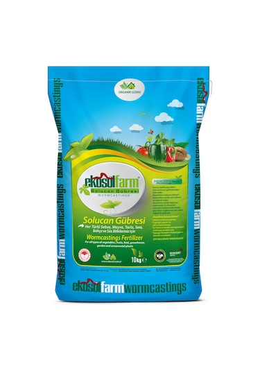 Ekosol Farm Solucan Gübresi %100 Gübre 10 KG