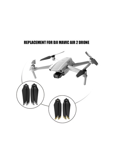 Samdoo Djı Mavıc Aır 2 İçin Gümüş Uçlu Hacimli Abs Malzeme 4 Adet Gürültü Azaltıcı Perde Diğer