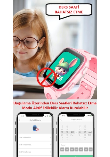 Wonlex CT23 Sim Kartlı 4g Video Görüşme Gps Akıllı Saat