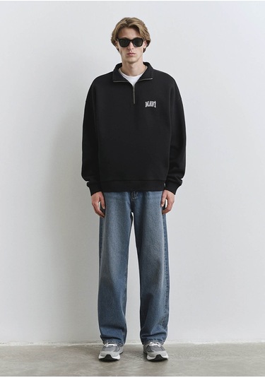 Mavi Siyah Erkek Sweatshirt M0s10208-900 Siyah