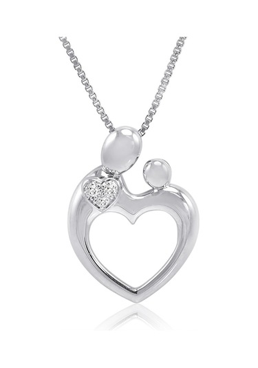 Pırlanta Altın Anne Çocuk Özel Kolye