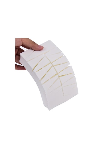 24 Adet Güzellik Bayan Makyaj Kozmetik Üçgen Fondöten Yüz Pufu Sünger Pudra