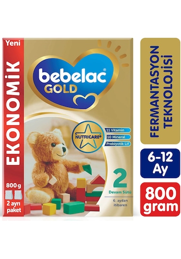 Bebelac Gold 2 Devam Sütü 6-9 Ay 800 G