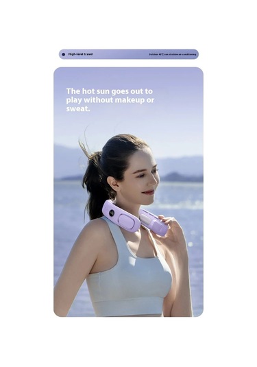 Jialan Taşınabilir Pil Şarj Edilebilir Kamp Eller Serbest Boyun