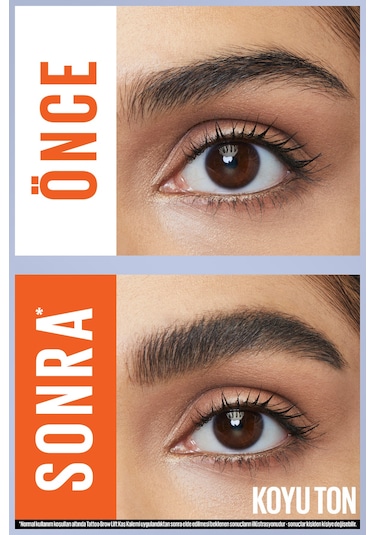 Maybelline New York Kaş Kalemi Tattoo Brow Lift Stick 04 Deep Brown