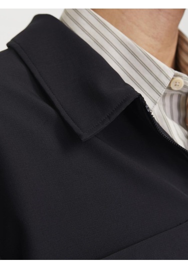 Erkek Gömlek Yaka Ceket - Perfect - 12270677 Black Siyah