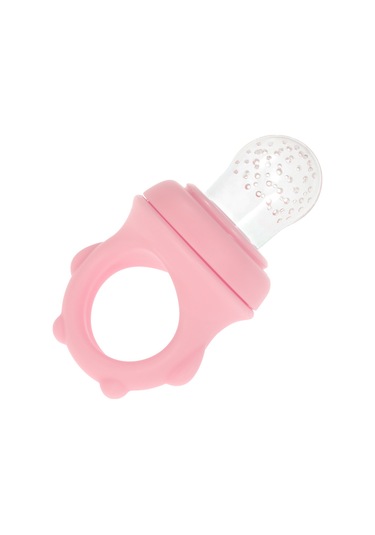 Xindoker Bebek Meyve Sebze Yeme Aleti, 3 Farklı Boyutlu Silikon Emzikli, 2 Adet, Pembe, Sağlıklı Ve Kolay Kullanım