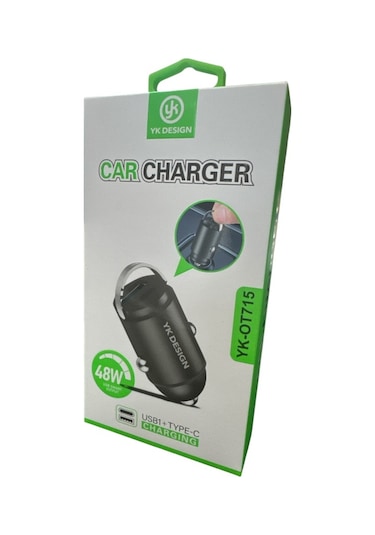 Yk Design Yk-ot715 Pd 48w Araç Gerçek Hızlı Şarj Başlığı
