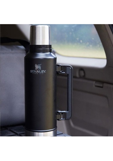 Stanley Classic 1 L Vakumlu Çelik Termos 10-08266-002 Siyah