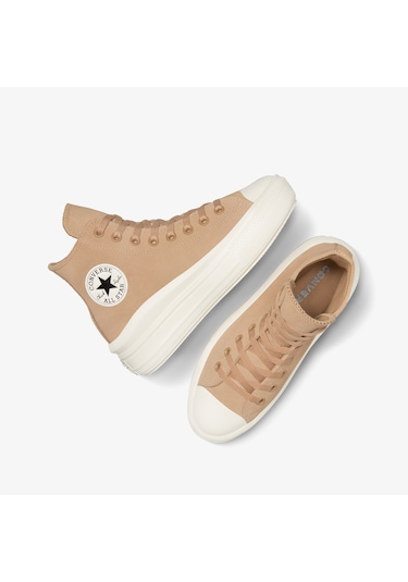 Converse Chuck Taylor All Star Move Platform Unisex Kahverengi Süet Sneaker - A11145c Kahverengi