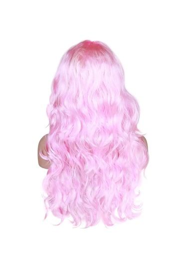 Riota Uzun Dalgalı Anime Neroncu Süet Peruk 171228363 Pembe