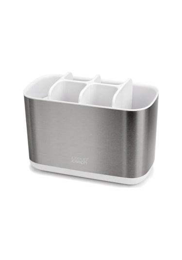 Joseph Joseph Easystore Steel Diş Fırçalık - Beyaz/gri Beyaz - Gri