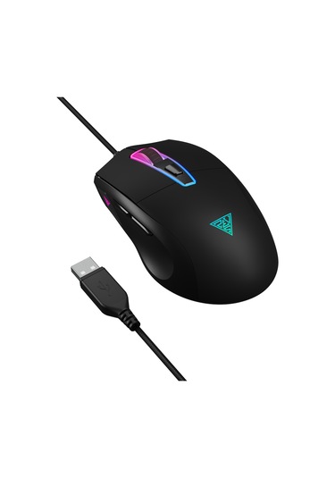 Gamdıas Zeus M5, Rgb Aydınlatma, Usb Kablolu, 7 Programlanabilir Buton, Gaming Mouse, 12.800 Dpı, Siyah Sc-400