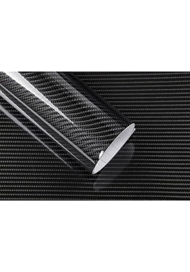 152cmx20cm 5d Siyah Ultra Parlak Hava Kanallı Karbon Folyo