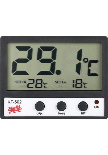 Geeroyoo Dijital Akvaryum Termometresi Lcd Ekran, C/ F Geçiş, Yüksek/düşük Alarmlı Balık Tankı Su Sıcaklığı İzleme Jzr-gy