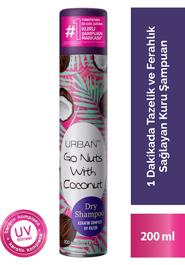 Urban Care Go Nuts With Coconut Kuru Şampuan 200 ML