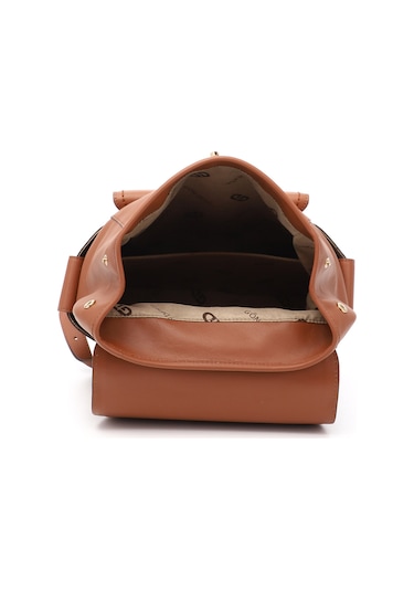 Gönderir Taba Antik Hakiki Deri El Ve Sırt Çantası taba