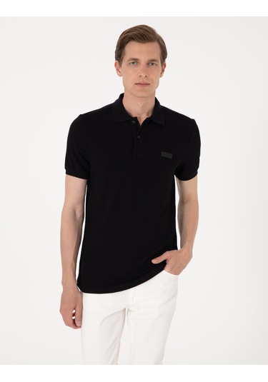 Pierre Cardin Erkek Siyah Tişört 50309959-vr046 Siyah