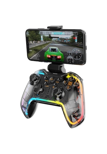 Havit Gamenote G158bt Pro Transparan Rgb Gamepad Joystick