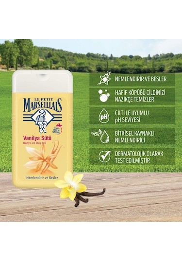 Le Petit Marseillais Vanilya Sütü Banyo ve Duş Jeli 250 ML
