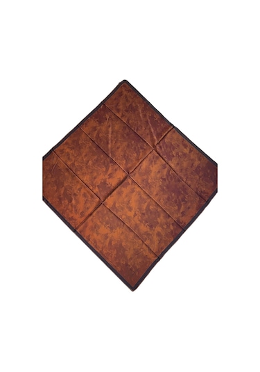Piramit 90 X 90 Dj Luxer Rayon Eşarp-5972-1 - 90 X 90 / 15 Kiremit
