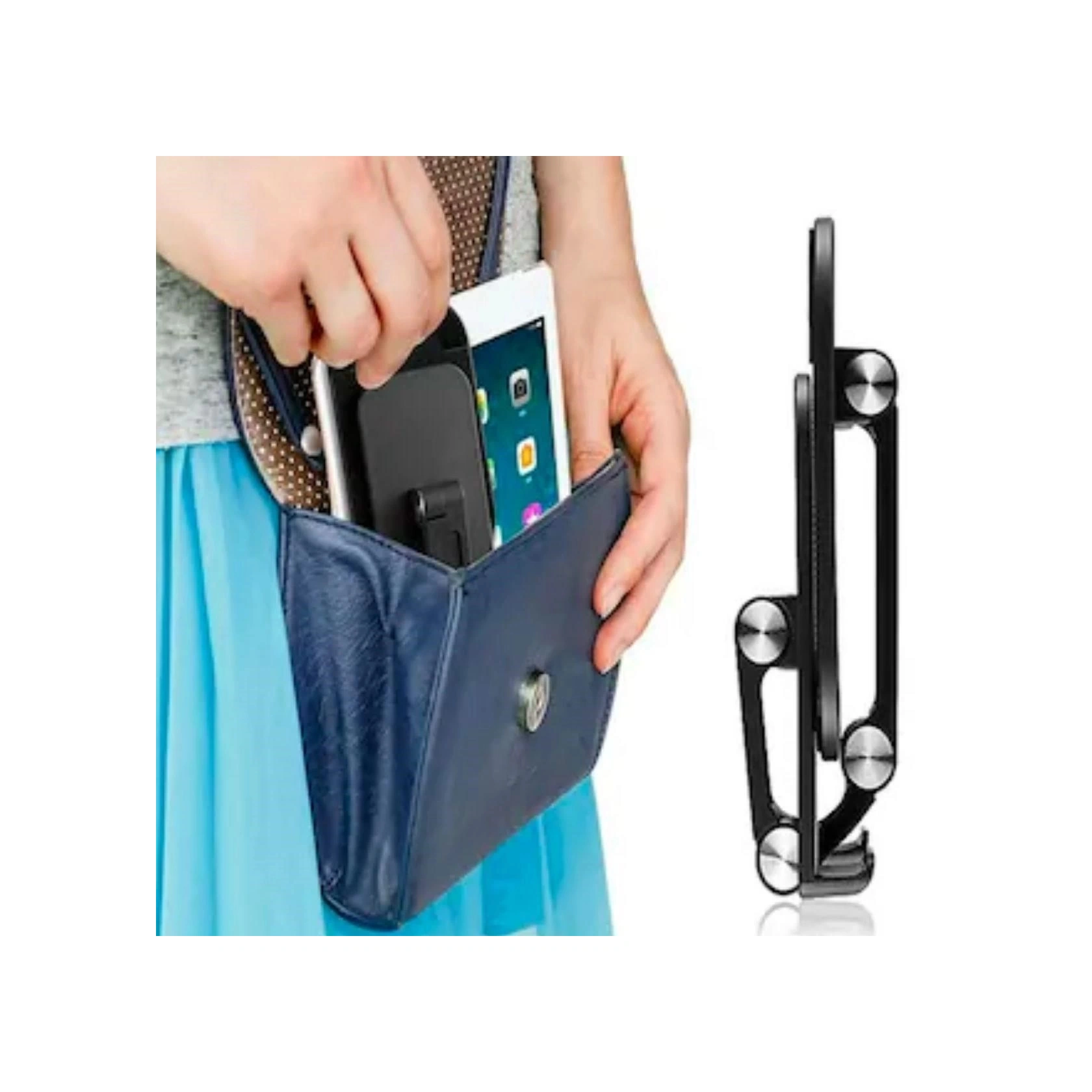 İpek Yıldızı Plastik Ayarlanabilir Kaydırmaz Taban Telefon Tablet Standı