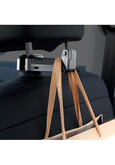 Araç Koltuk Askısı Ve Telefon Tutucu Araç Düzenleyici Organizer Koltuk Arkası Eşya Askısı