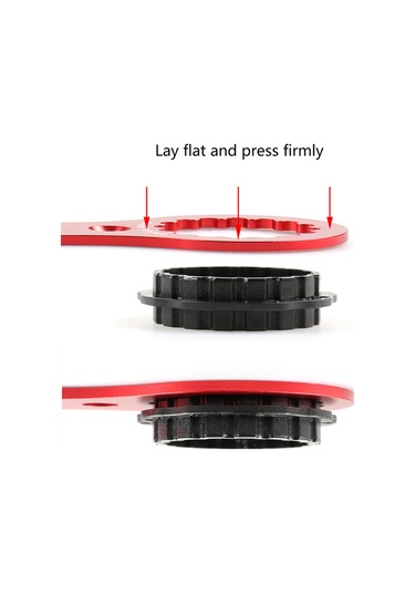 Dianziye Alüminyum Alçı Ana Mil Anahtarı - Bisiklet Tamiri İçin Çok Amaçlı 24-25mm Düz Dişli Taşınabilir Aracı