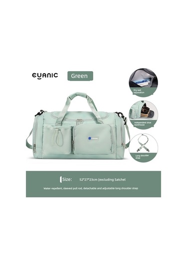 Carrier- Büyük Boy Seyahat Spor Çantası - Yeşil Um52463-4 Yurt