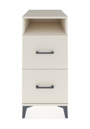 Kronos Komodin 2 Raflı Tek Çekmeceli Tek Kapaklı 44x59x96 Aytaşı-aytaşı Aytası
