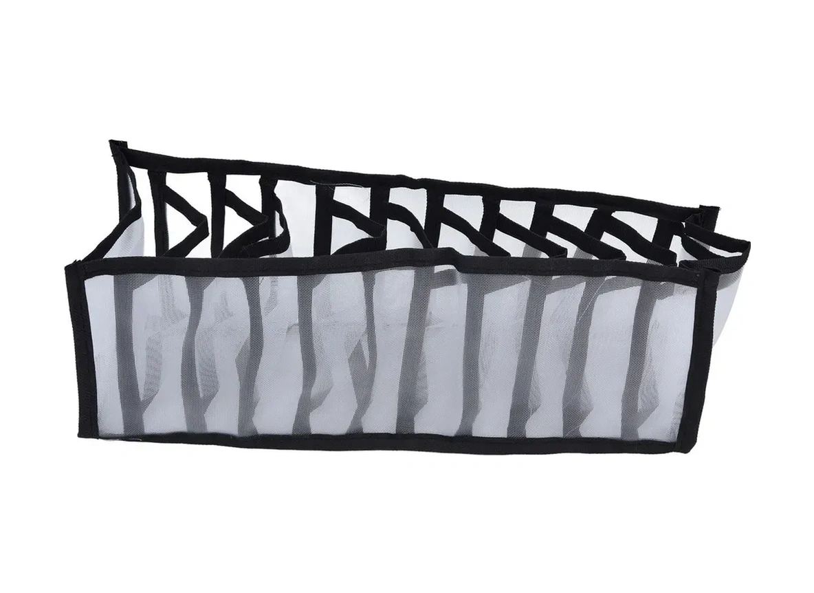 Kosona Siyah Çok Amaçlı Çekmecelik Depolama Kutusu - Nylon Malzeme, Katlanabilir, 33x16x40 Cm - Giyim, Çeyiz, Kozmetik İçin Tidy Organizer Siyah