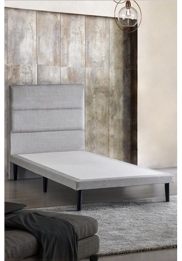Niron Slim Pocket Yatak Seti - 80x180 Tek Kişilik Paket Yaylı Yatak, Metal Baza Ve Başlık Takımı