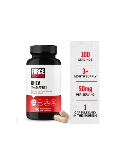 Force Factor Dhea 50 Mg 100 Vegetable Capsules