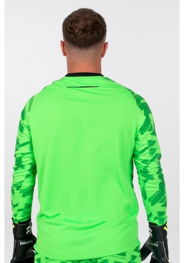 Hummel Line Kaleci Tek Üst Forma Neon Yeşil