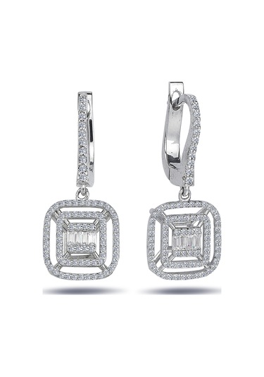 Lova 0,59 Karat Baget Pırlanta Küpe - 3030051