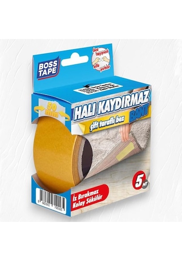 Boss Tape Çift Taraflı Halı Sabitleme Bandı 50mm X 5mt