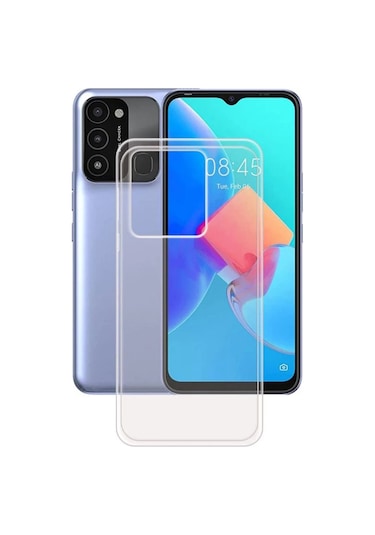Tecno Uyumlu Spark 8c Kapak 1mm Süper Silikon Şeffaf Kılıf